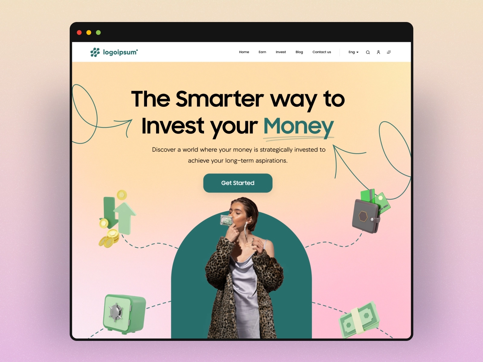 Hero Section 2 - Invest Money