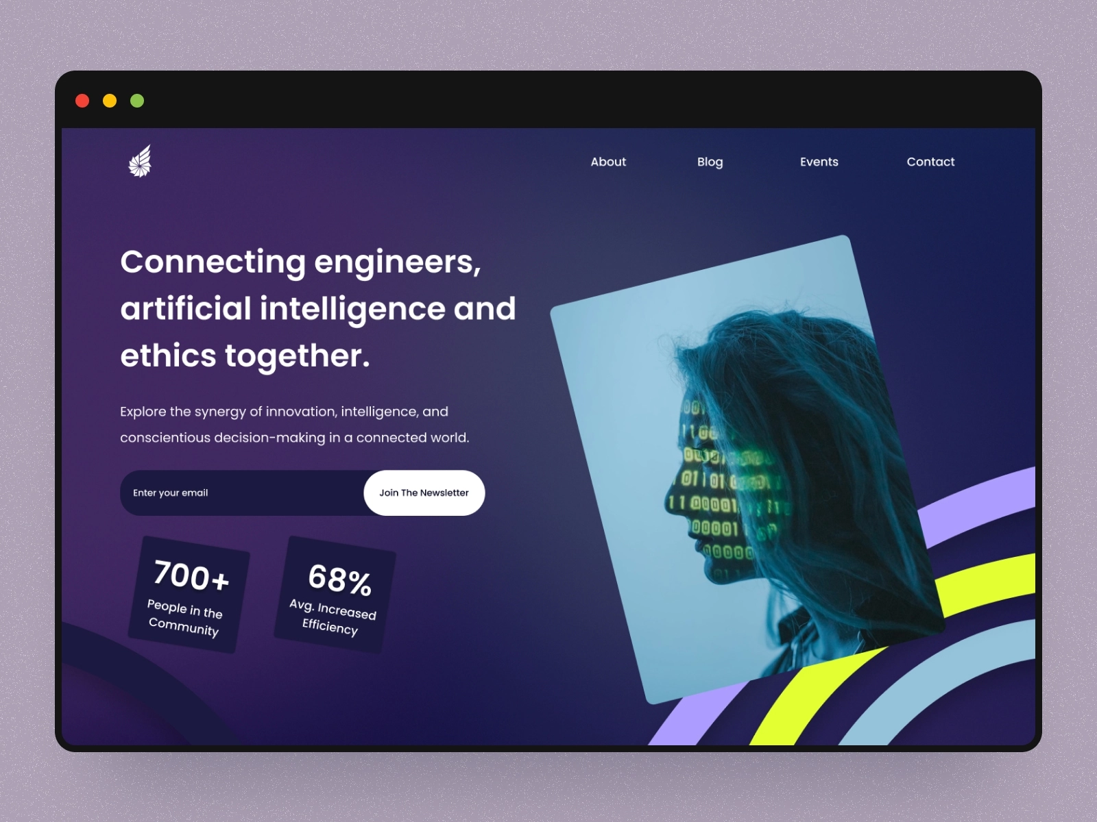 Hero Section 4 - Tech Community